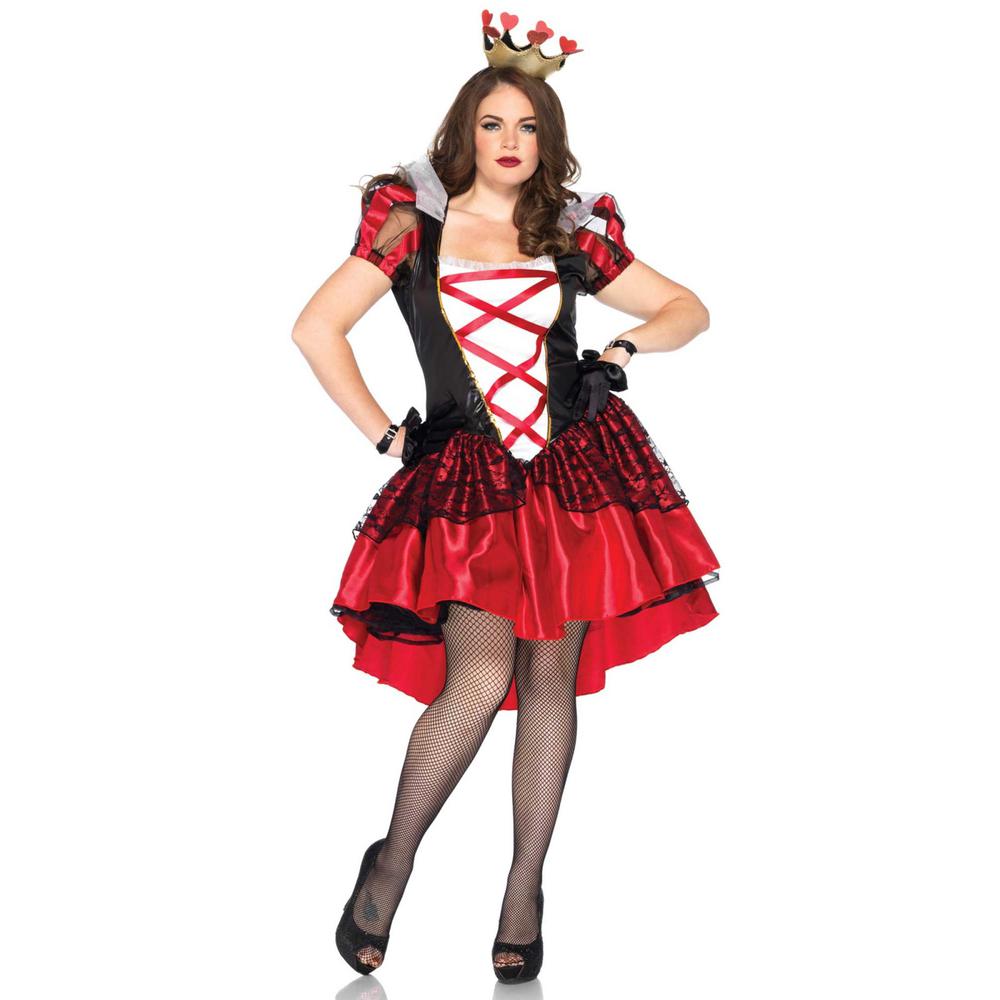Leg Avenue - Royal Red Queen Costume - Multicolore